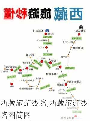 西藏旅游线路,西藏旅游线路图简图-第3张图片-阿丹旅游网