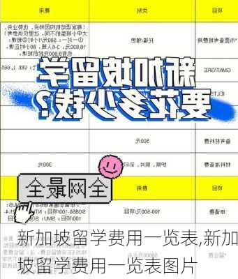 新加坡留学费用一览表,新加坡留学费用一览表图片-第2张图片-阿丹旅游网