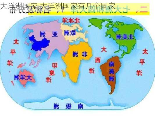 大洋洲国家,大洋洲国家有几个国家