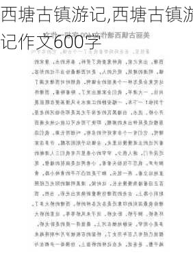 西塘古镇游记,西塘古镇游记作文600字-第2张图片-阿丹旅游网