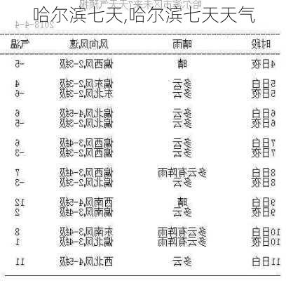 哈尔滨七天,哈尔滨七天天气-第3张图片-阿丹旅游网