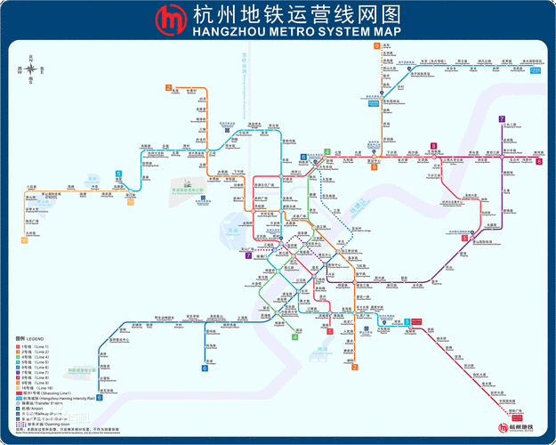 杭州市地铁线路图 最新,杭州市地铁线路图 最新运营表-第2张图片-阿丹旅游网