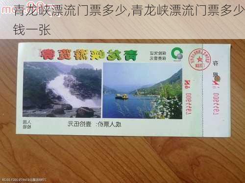 青龙峡漂流门票多少,青龙峡漂流门票多少钱一张-第2张图片-阿丹旅游网