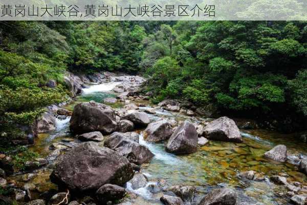 黄岗山大峡谷,黄岗山大峡谷景区介绍