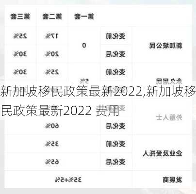 新加坡移民政策最新2022,新加坡移民政策最新2022 费用-第2张图片-阿丹旅游网