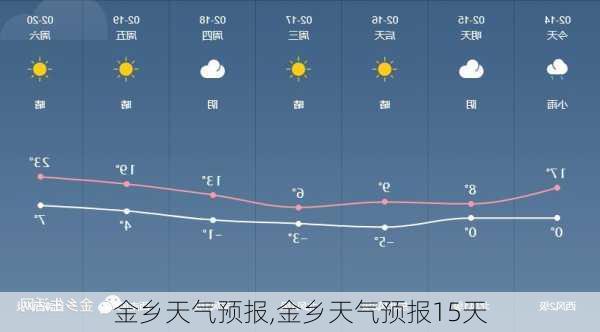 金乡天气预报,金乡天气预报15天-第3张图片-阿丹旅游网