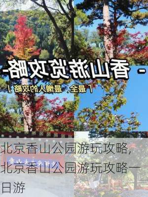 北京香山公园游玩攻略,北京香山公园游玩攻略一日游-第3张图片-阿丹旅游网