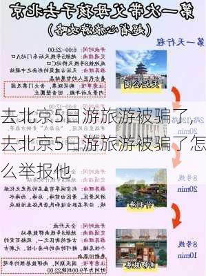 去北京5日游旅游被骗了,去北京5日游旅游被骗了怎么举报他-第1张图片-阿丹旅游网