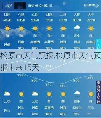 松原市天气预报,松原市天气预报未来15天-第2张图片-阿丹旅游网