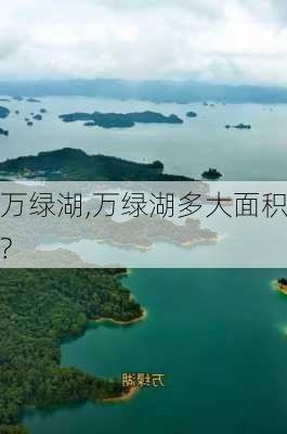 万绿湖,万绿湖多大面积?