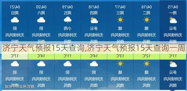 济宁天气预报15天查询,济宁天气预报15天查询一周-第3张图片-阿丹旅游网