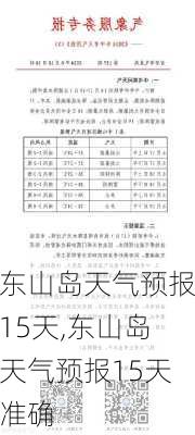 东山岛天气预报15天,东山岛天气预报15天准确