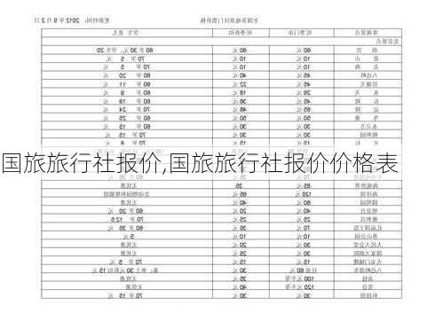 国旅旅行社报价,国旅旅行社报价价格表-第2张图片-阿丹旅游网