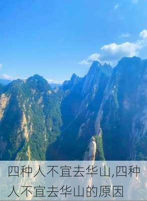 四种人不宜去华山,四种人不宜去华山的原因-第2张图片-阿丹旅游网