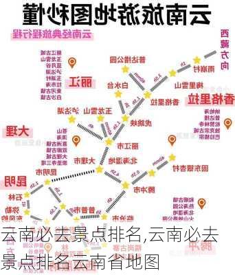 云南必去景点排名,云南必去景点排名云南省地图-第1张图片-阿丹旅游网