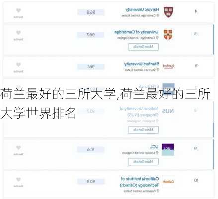 荷兰最好的三所大学,荷兰最好的三所大学世界排名-第1张图片-阿丹旅游网