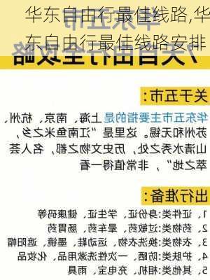 华东自由行最佳线路,华东自由行最佳线路安排