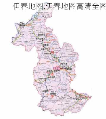 伊春地图,伊春地图高清全图-第3张图片-阿丹旅游网