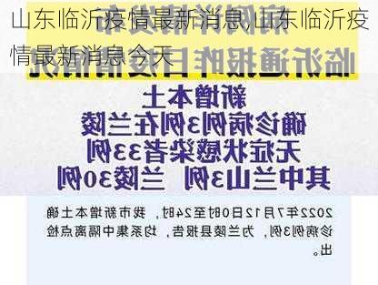 山东临沂疫情最新消息,山东临沂疫情最新消息今天-第2张图片-阿丹旅游网